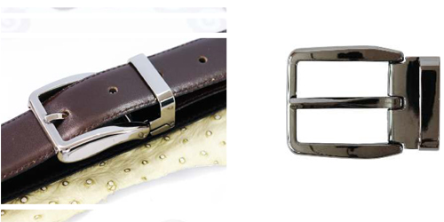 DV11635-35 Nickel plated betl buckle with keeper